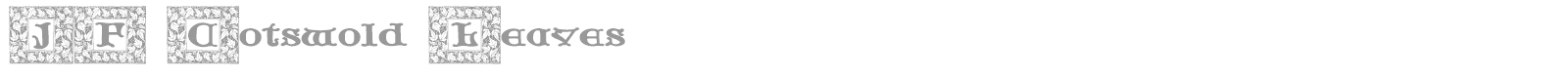 Cotswold font preview